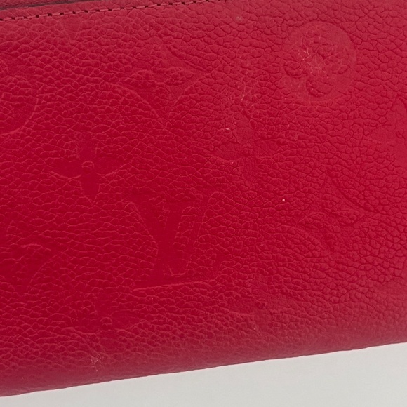Louis Vuitton Adele Wallet Monogram Empreinte Red. - Picture 9 of 9